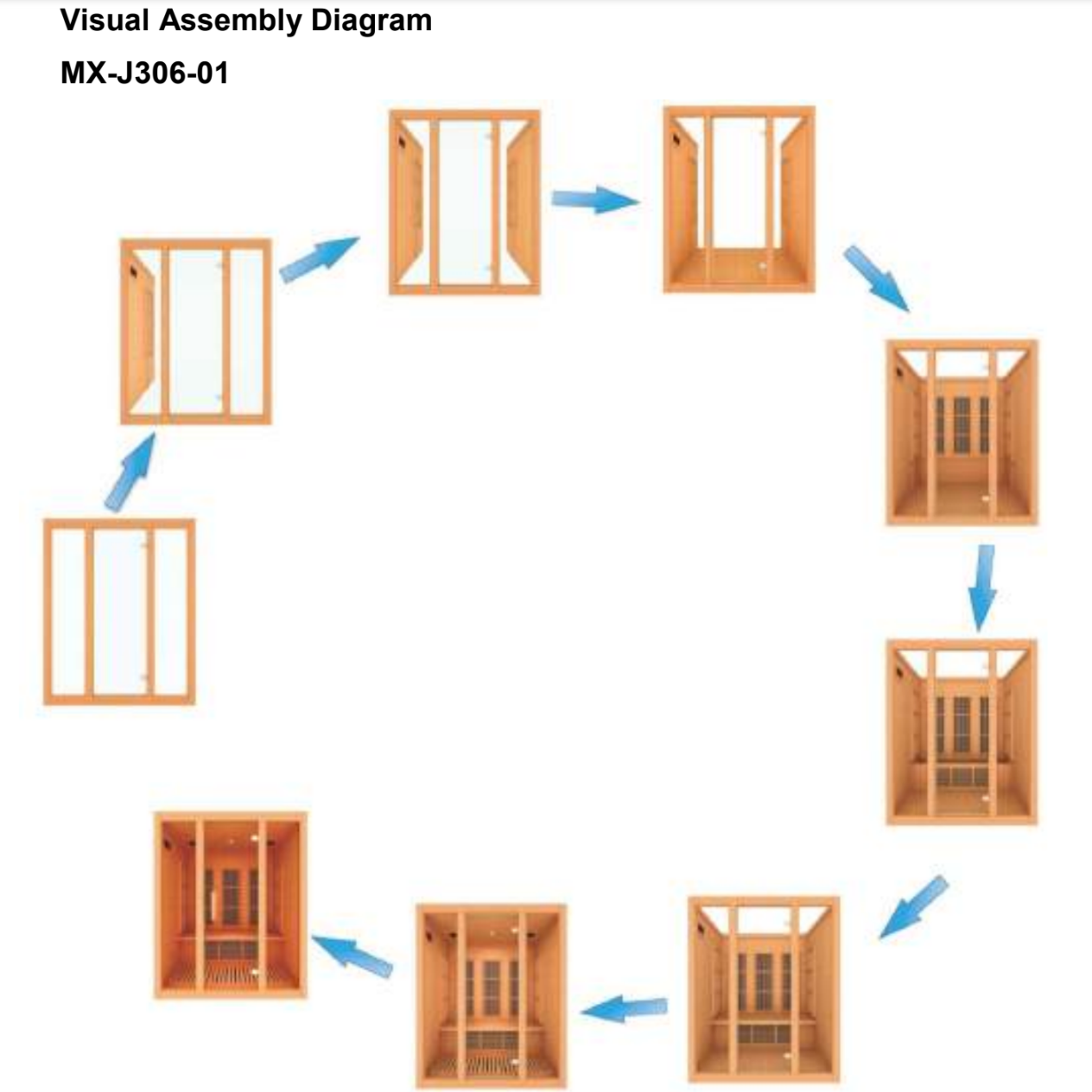 Maxxus Bellevue 3-Person Low EMF FAR Infrared Sauna | MX-J306-01