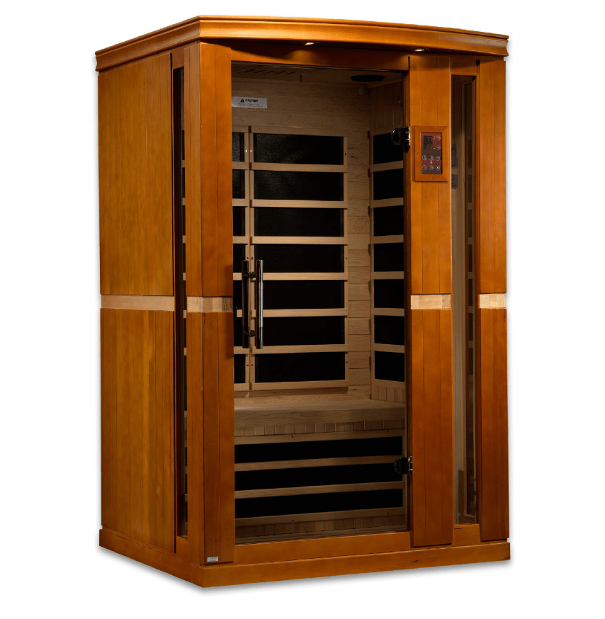 Dynamic Vittoria 2-Person Low EMF FAR Infrared Sauna (Canadian Hemlock) | DYN-6220-01