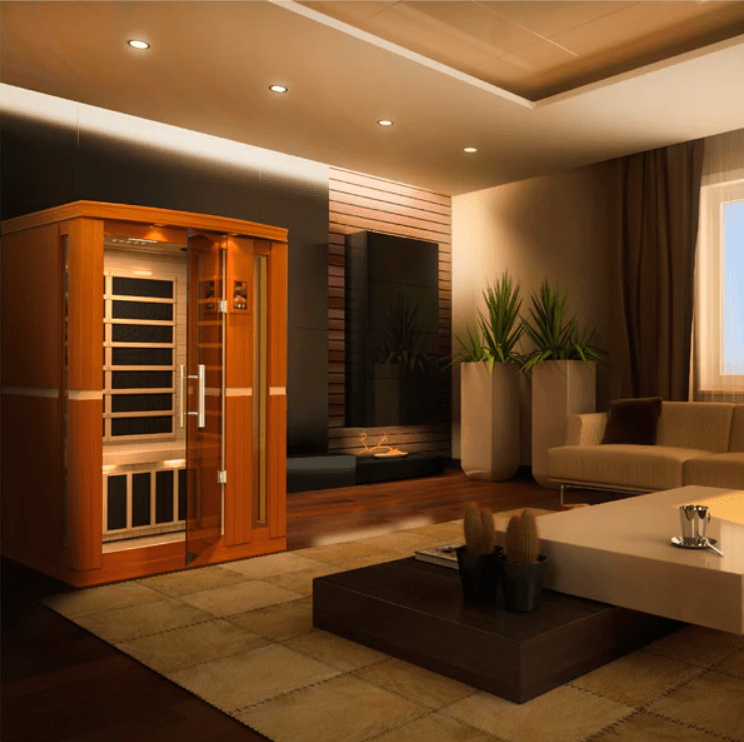 Dynamic Vittoria 2-Person Low EMF FAR Infrared Sauna (Canadian Hemlock) | DYN-6220-01