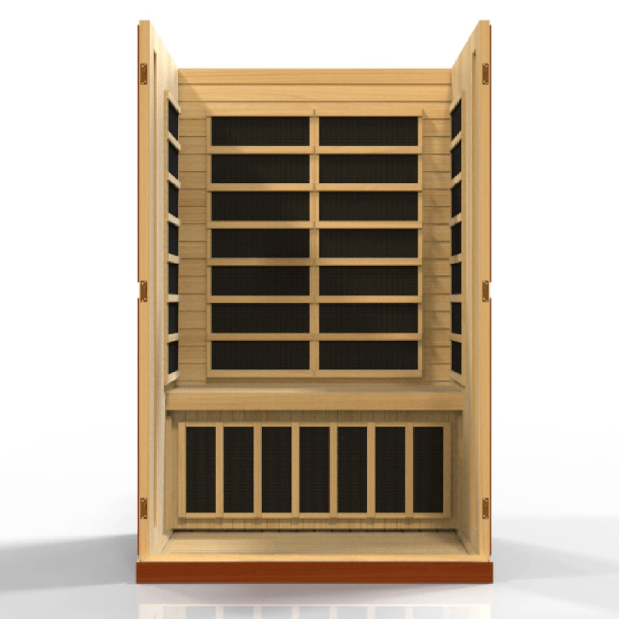 Dynamic Vittoria 2-Person Low EMF FAR Infrared Sauna (Canadian Hemlock) | DYN-6220-01
