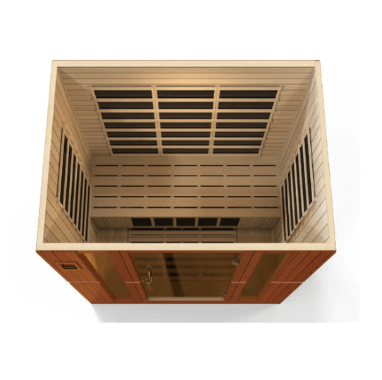 Dynamic Bergamo 4-Person Low EMF FAR Infrared Sauna | DYN-6440-01
