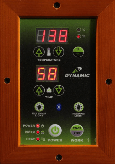 Dynamic San Marino 2-Person Low EMF FAR Infrared Sauna | DYN-6206-01