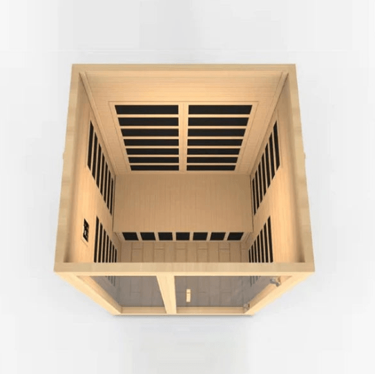 Dynamic Santiago 2-Person Low EMF FAR Infrared Sauna | DYN-6209-01