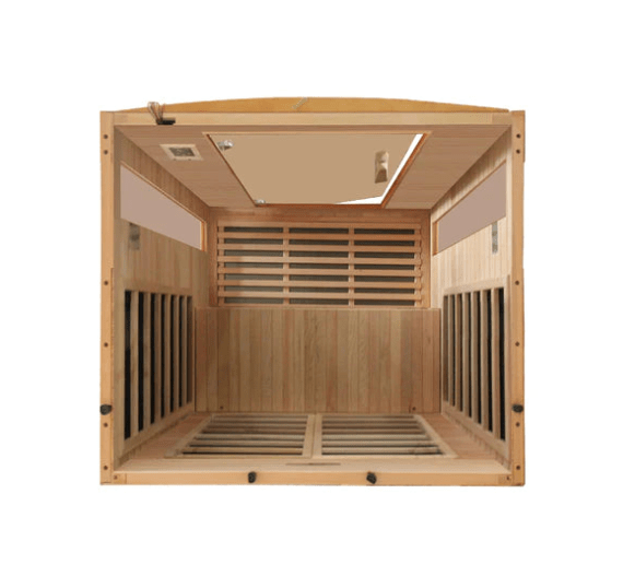 Dynamic Versailles 2-Person Low EMF FAR Infrared Sauna with Canadian Hemlock | DYN-6202-03