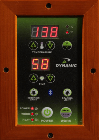 Dynamic Versailles 2-Person Low EMF FAR Infrared Sauna with Canadian Hemlock | DYN-6202-03