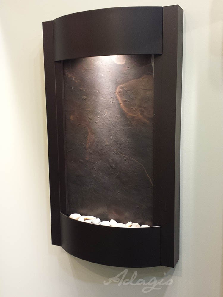 Serene Waters Water Fountain | Vertical Wall-Mounted | Adagio Water Features
