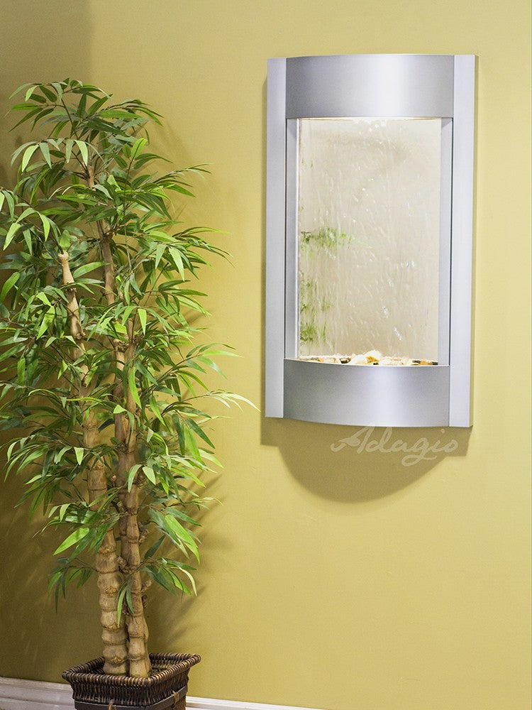 Serene Waters Water Fountain | Vertical Wall-Mounted | Adagio Water Features