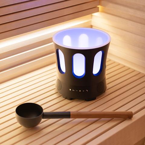 SaunaLife SaunaZone - Portable Sauna Music & Beverage Cooler