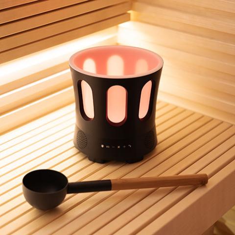 SaunaLife SaunaZone - Portable Sauna Music & Beverage Cooler