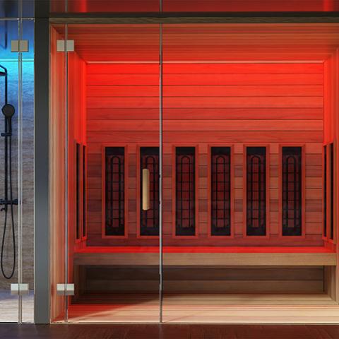Finnmark Full Spectrum+™ Ceramic & Carbon Infrared Sauna Heater Kit (120V, WiFi Control)