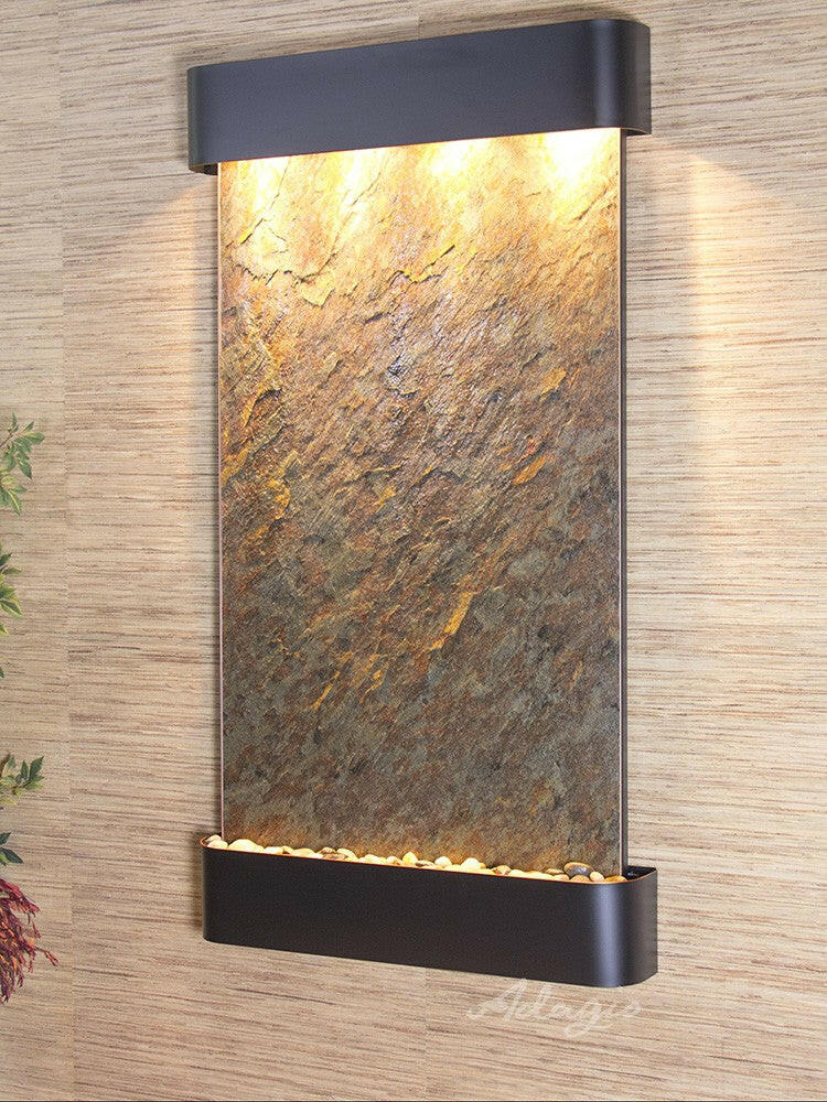 Summit Falls Water Fountain | Vertical Wall-Mounted | Adagio Water Features