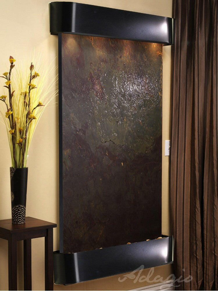 Summit Falls Water Fountain | Vertical Wall-Mounted | Adagio Water Features