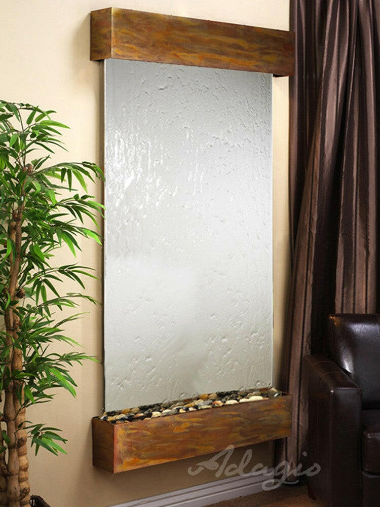 Summit Falls Water Fountain | Vertical Wall-Mounted | Adagio Water Features