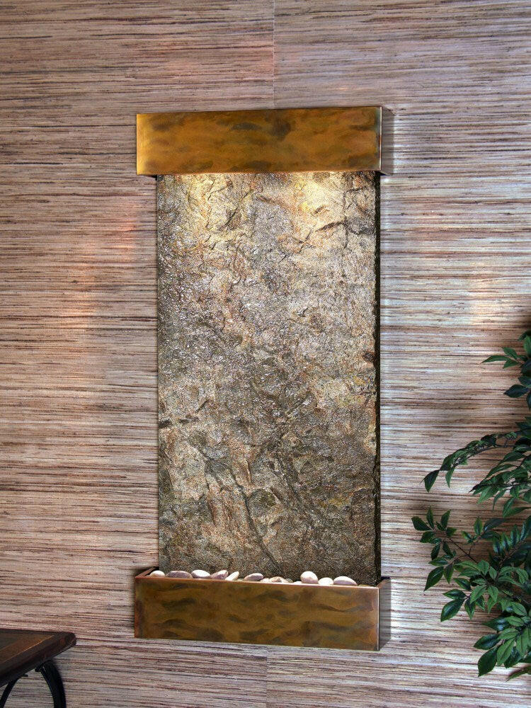 Whispering Creek Water Fountain | Vertical Wall-Mounted | Adagio Water Features