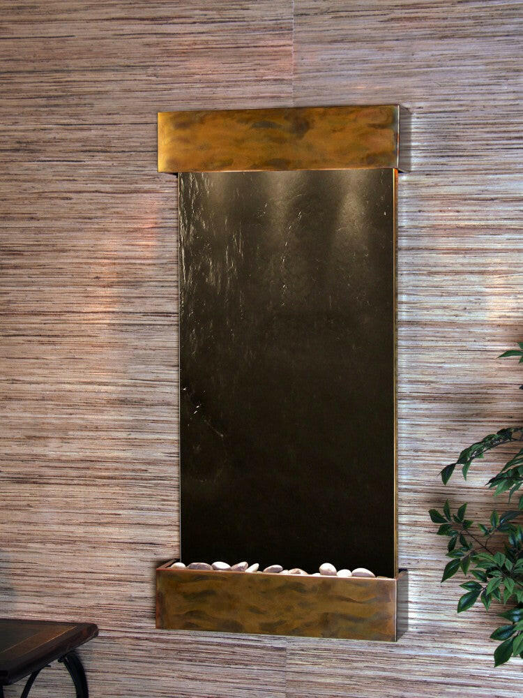 Whispering Creek Water Fountain | Vertical Wall-Mounted | Adagio Water Features