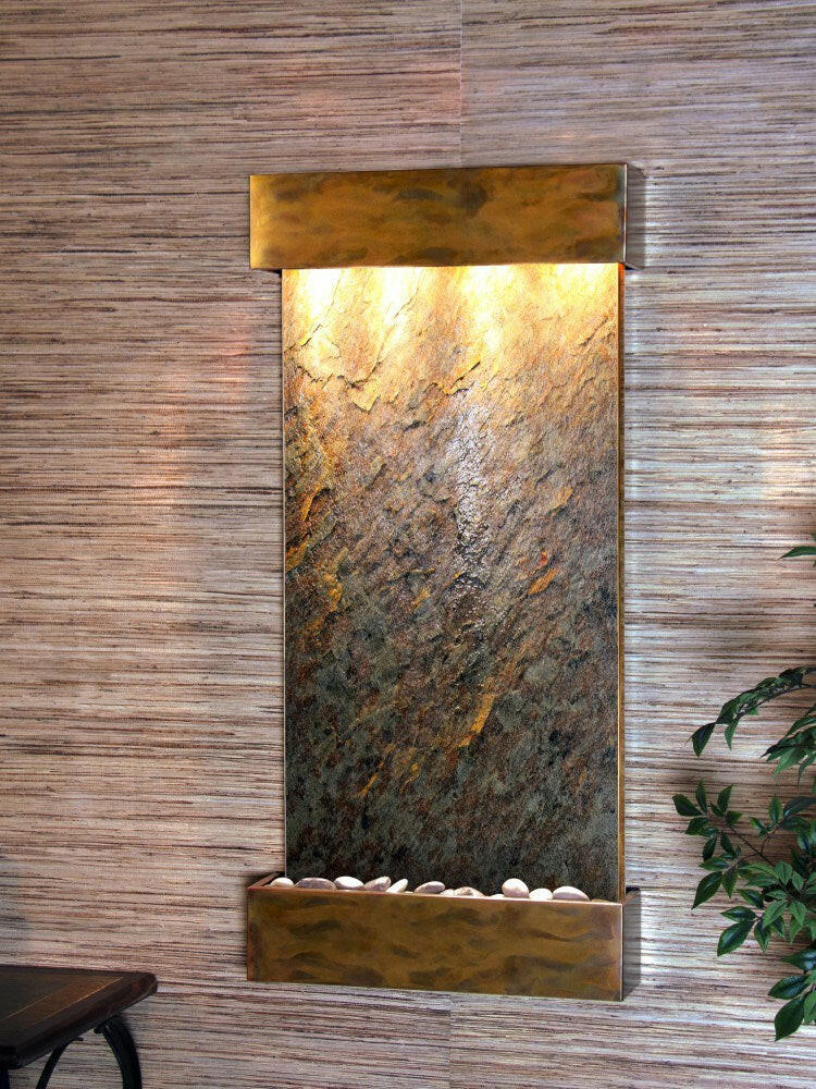 Whispering Creek Water Fountain | Vertical Wall-Mounted | Adagio Water Features