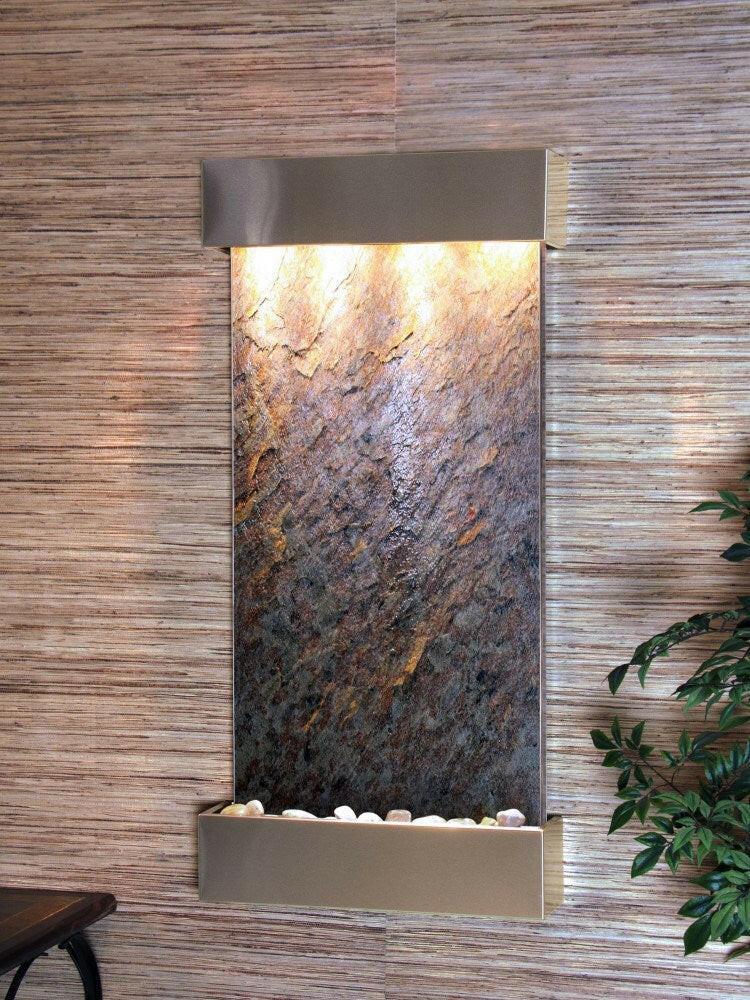 Whispering Creek Water Fountain | Vertical Wall-Mounted | Adagio Water Features