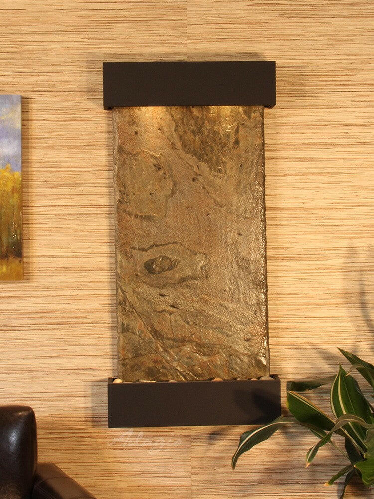 Whispering Creek Water Fountain | Vertical Wall-Mounted | Adagio Water Features