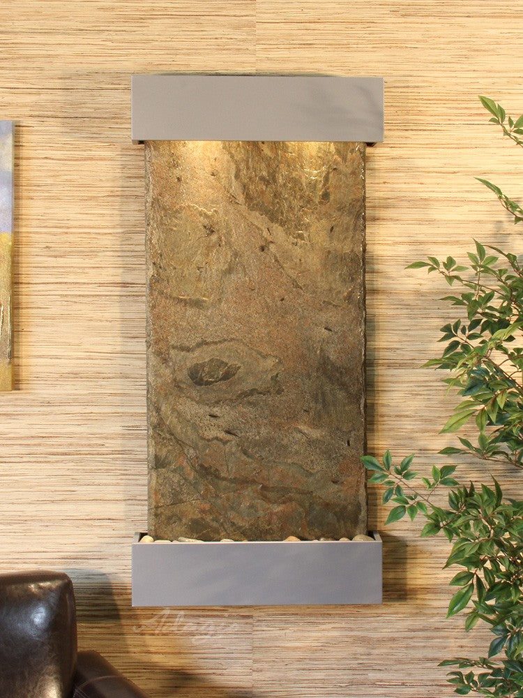 Whispering Creek Water Fountain | Vertical Wall-Mounted | Adagio Water Features