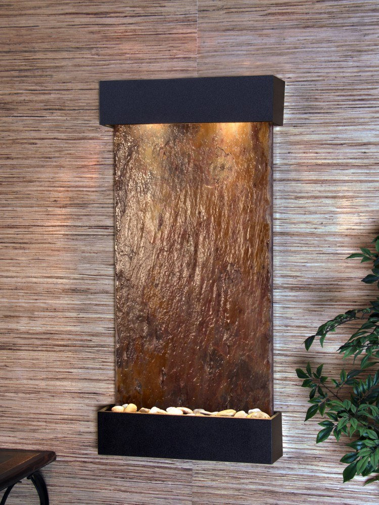 Whispering Creek Water Fountain | Vertical Wall-Mounted | Adagio Water Features