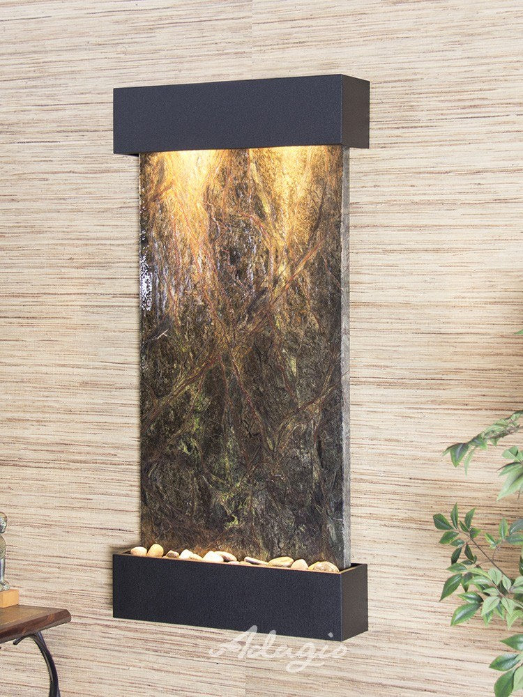 Whispering Creek Water Fountain | Vertical Wall-Mounted | Adagio Water Features