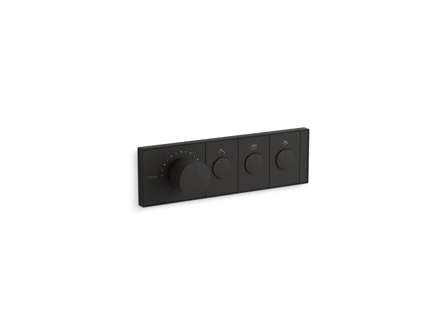 KOHLER K-26347-9 Anthem Three-outlet Recessed Mechanical Thermostatic Valve Control