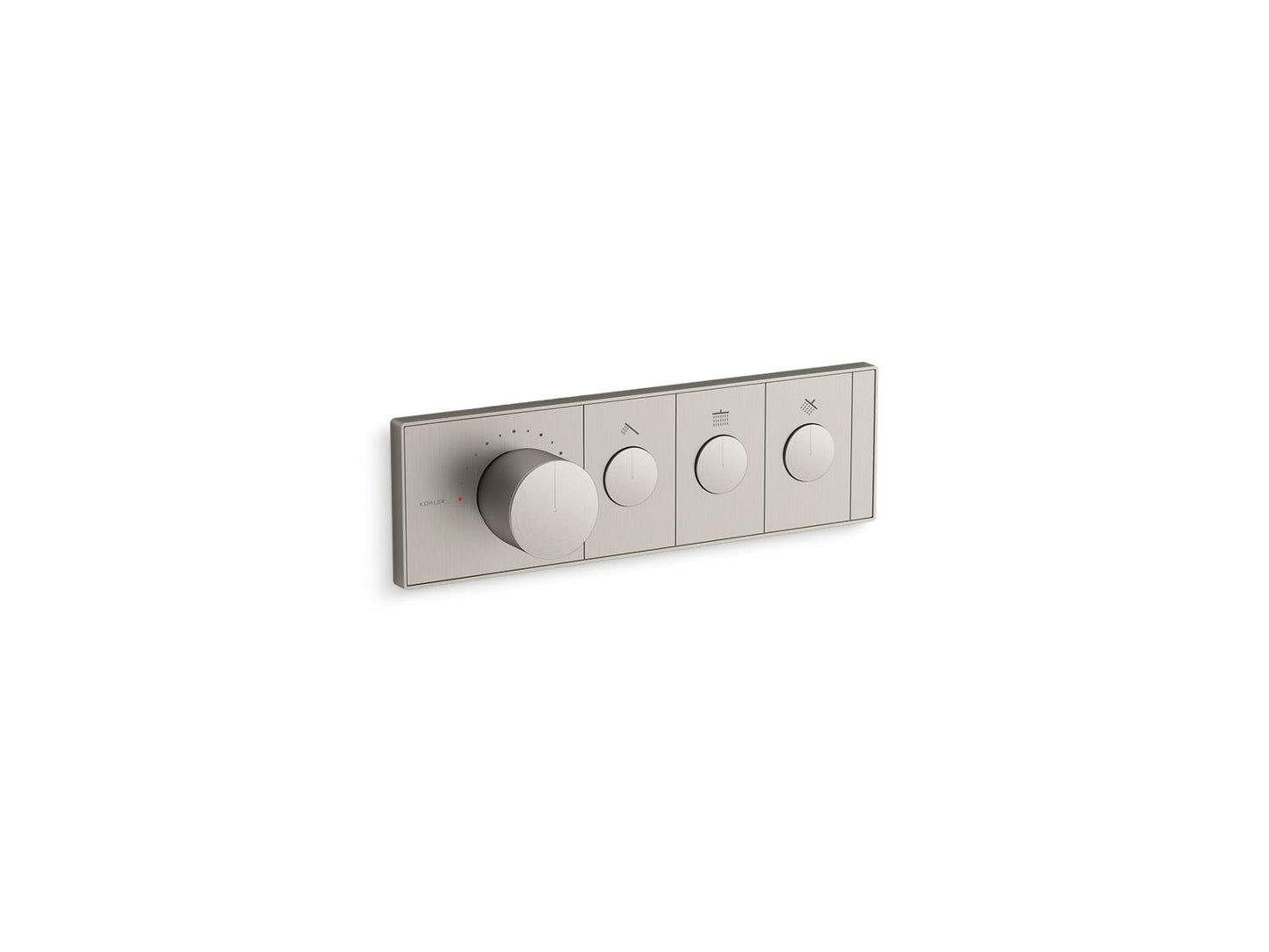 KOHLER K-26347-9 Anthem Three-outlet Recessed Mechanical Thermostatic Valve Control