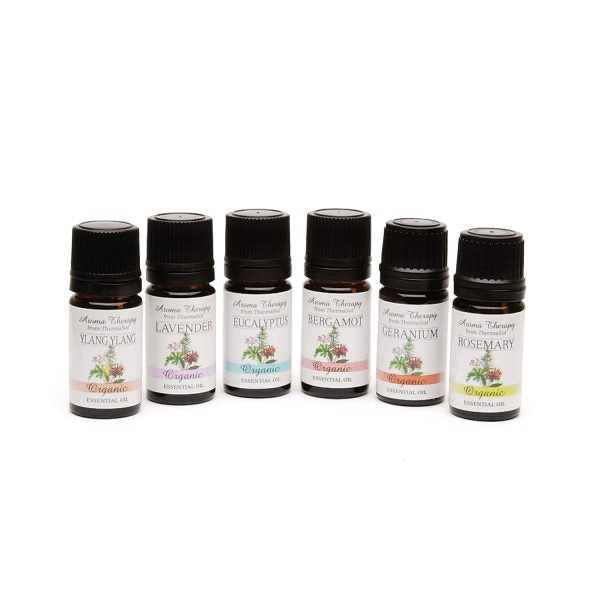 ThermaSol Aromatherapy Essential Oil Collection (B01-1577) - Premium 6-Oil Wellness Set