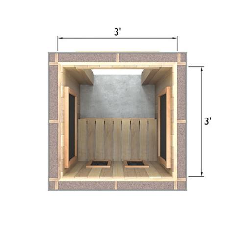 Finnmark Full Spectrum+™ Ceramic & Carbon Infrared Sauna Heater Kit (120V, WiFi Control)
