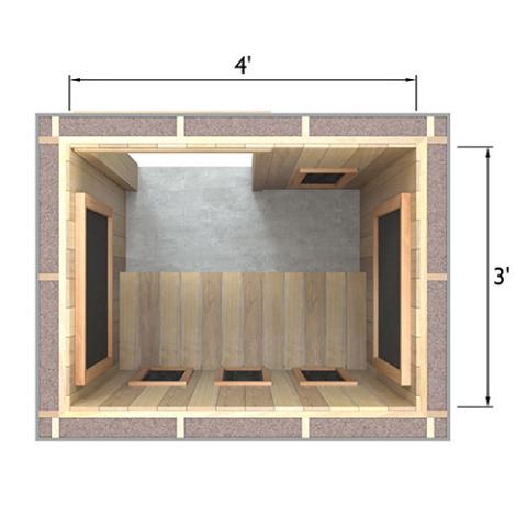 Finnmark Full Spectrum+™ Ceramic & Carbon Infrared Sauna Heater Kit (120V, WiFi Control)