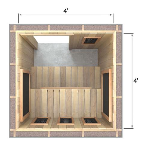 Finnmark Full Spectrum+™ Ceramic & Carbon Infrared Sauna Heater Kit (120V, WiFi Control)