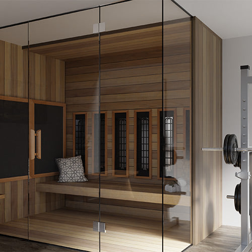 Finnmark Full Spectrum+™ Ceramic & Carbon Infrared Sauna Heater Kit (120V, WiFi Control)