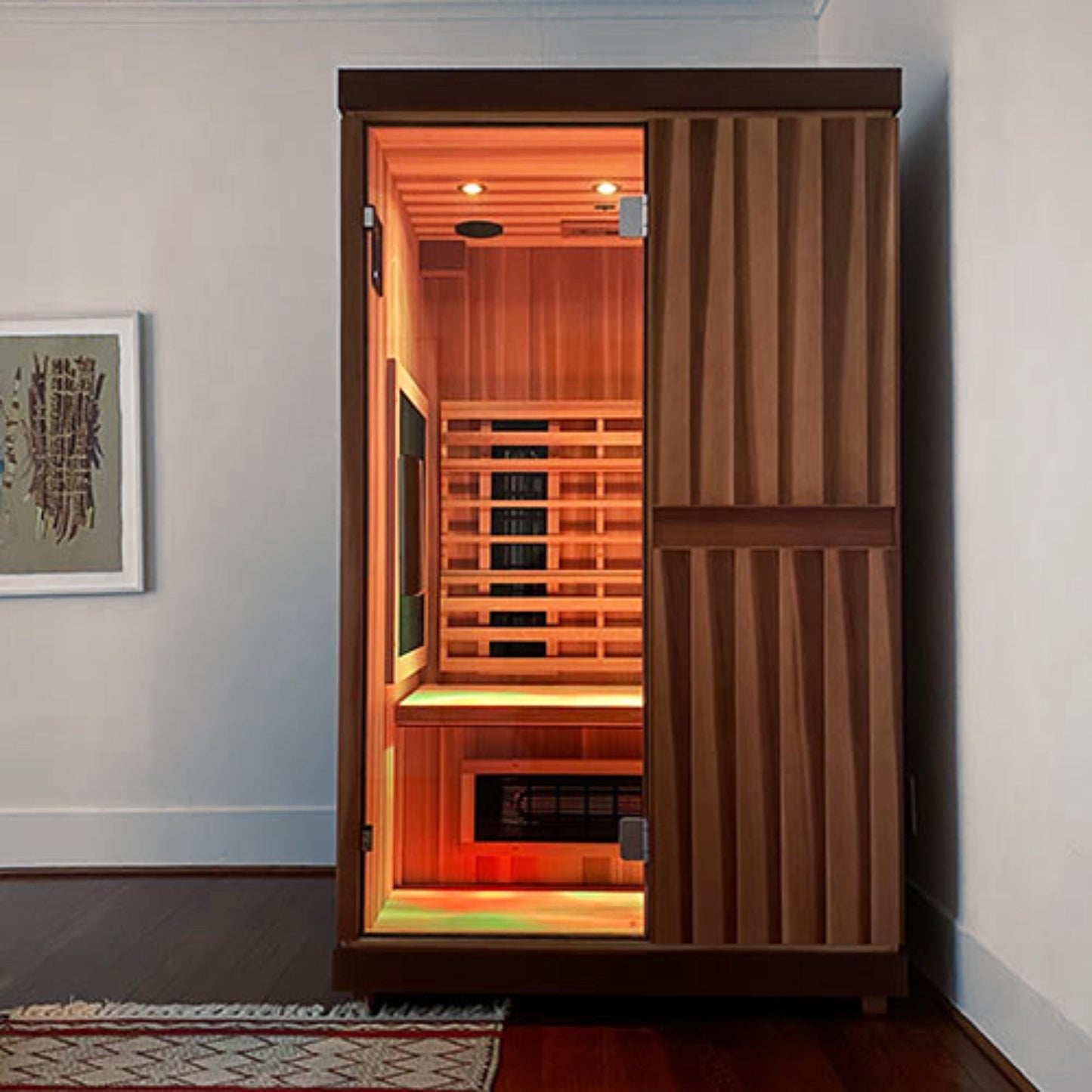 Finnmark Designs 2-Person Full Spectrum Infrared Sauna + Red Light Therapy | FD-KN002
