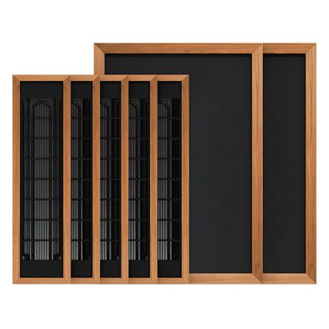 Finnmark Full Spectrum+™ Ceramic & Carbon Infrared Sauna Heater Kit (120V, WiFi Control)