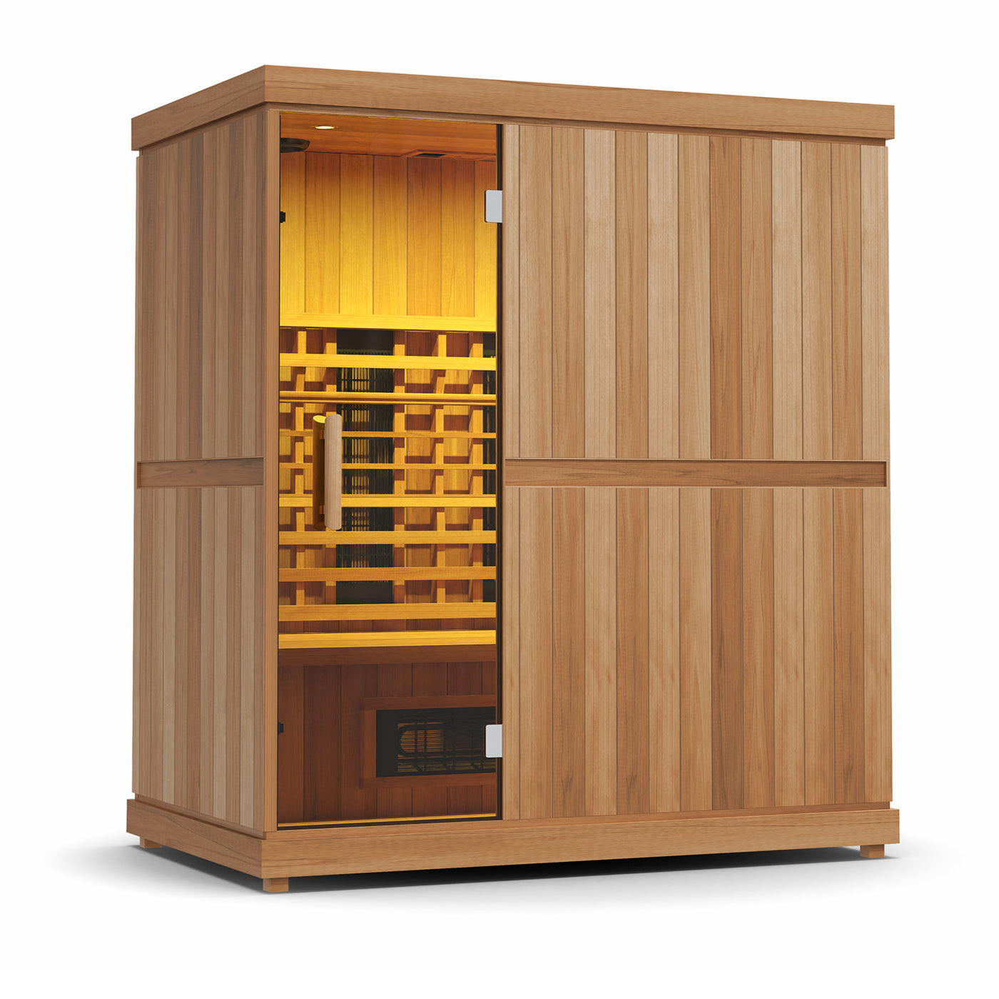 Finnmark Designs 3-4-Person Full Spectrum Infrared Sauna + Red Light Therapy | FD-KN003