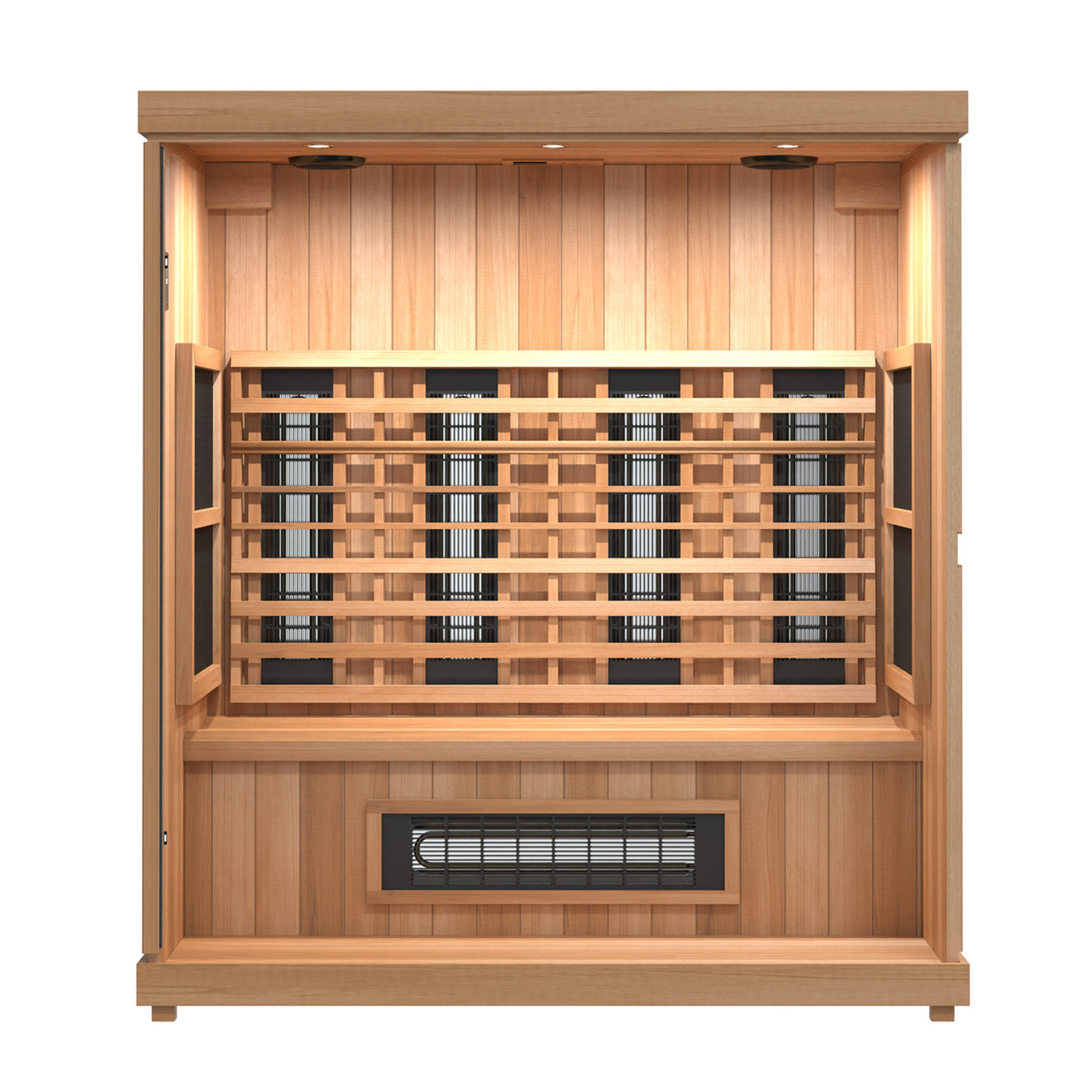 Finnmark Designs 3-4-Person Full Spectrum Infrared Sauna + Red Light Therapy | FD-KN003