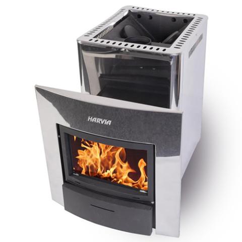 Harvia Pro 20 Duo Steel Wood-Burning Sauna Stove WK200SLUX
