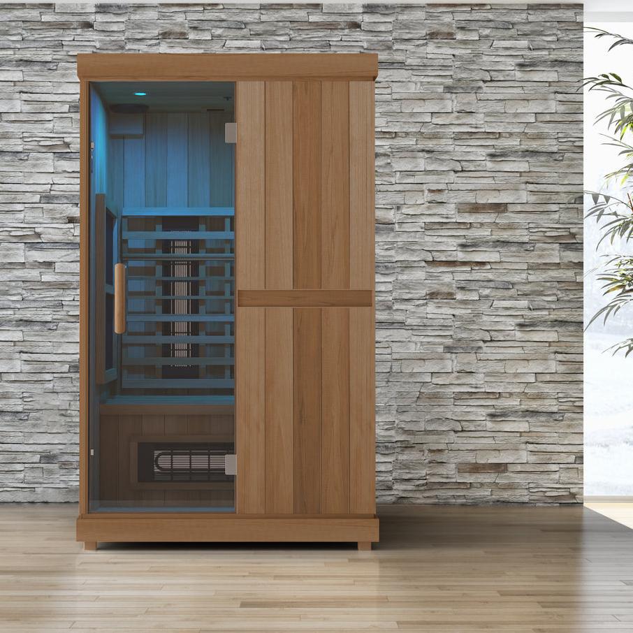 Finnmark Designs 2-Person Full Spectrum Infrared Sauna + Red Light Therapy | FD-KN002