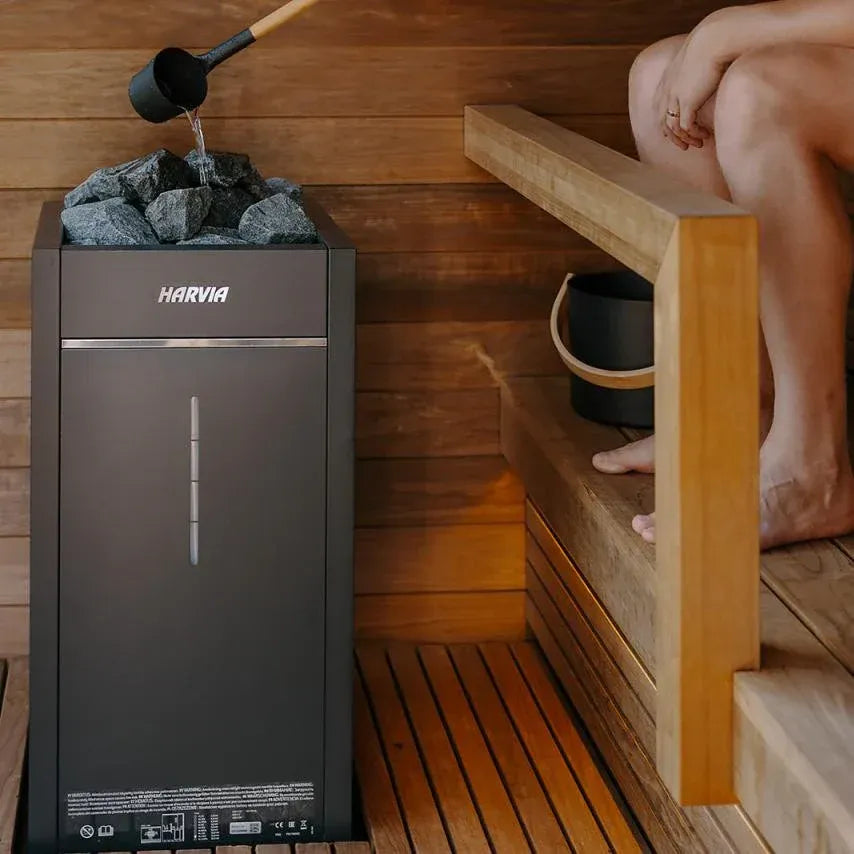 Harvia Virta Combi HL8U1SA 8kW Electric Sauna Heater Package
