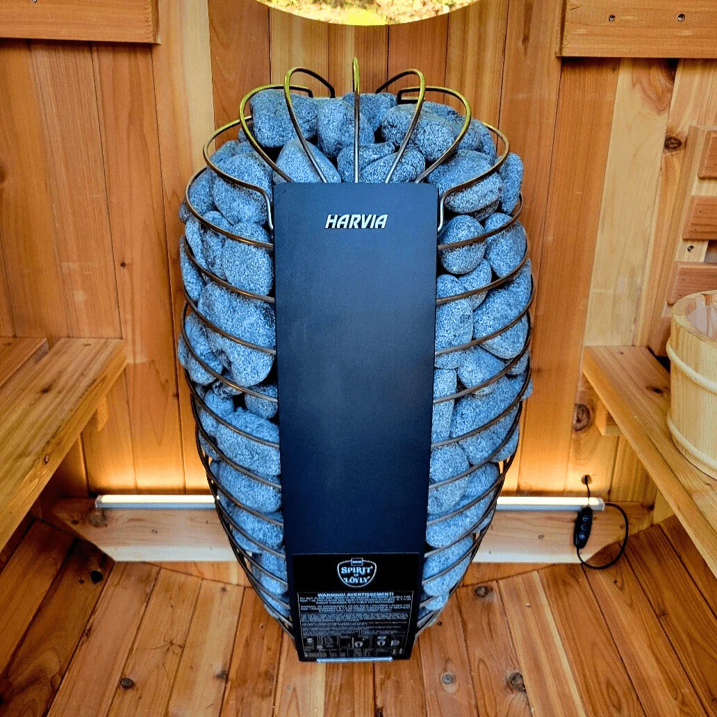 Harvia Spirit SP80E 8kW Electric Sauna Heater Package