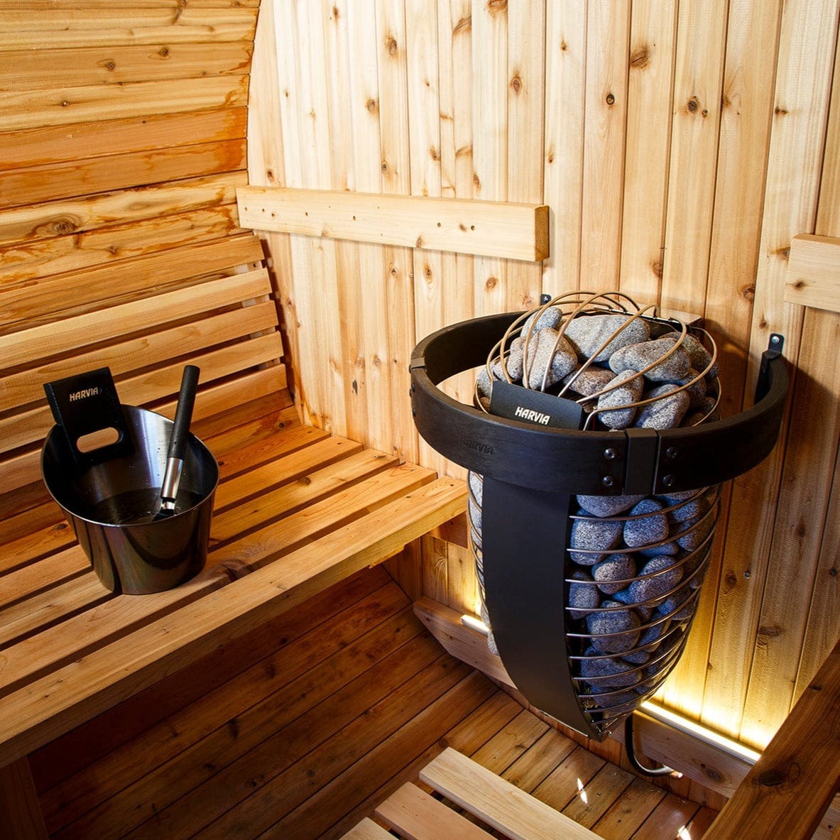 Harvia Spirit SP80E 8kW Electric Sauna Heater Package