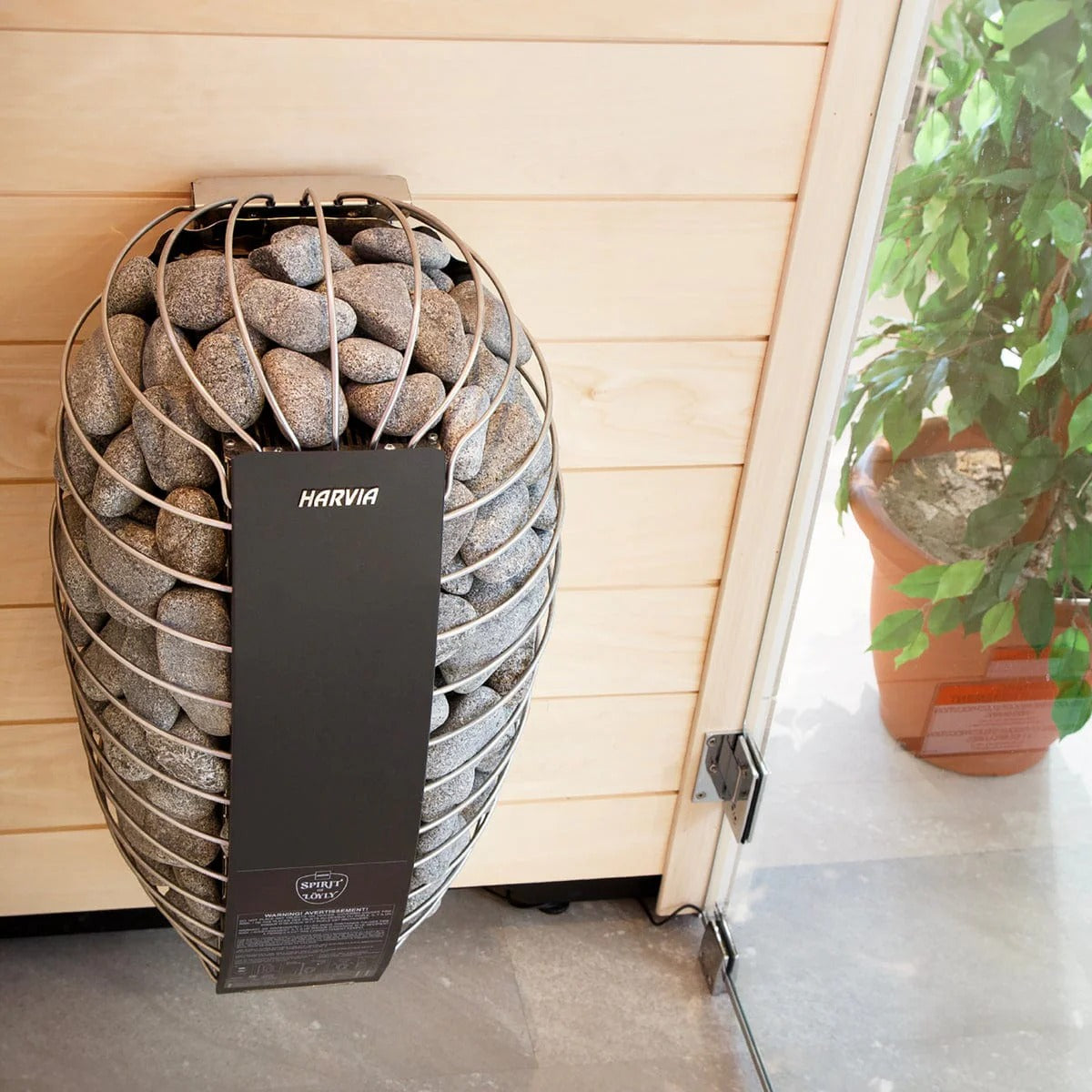Harvia Spirit SP80E 8kW Electric Sauna Heater Package