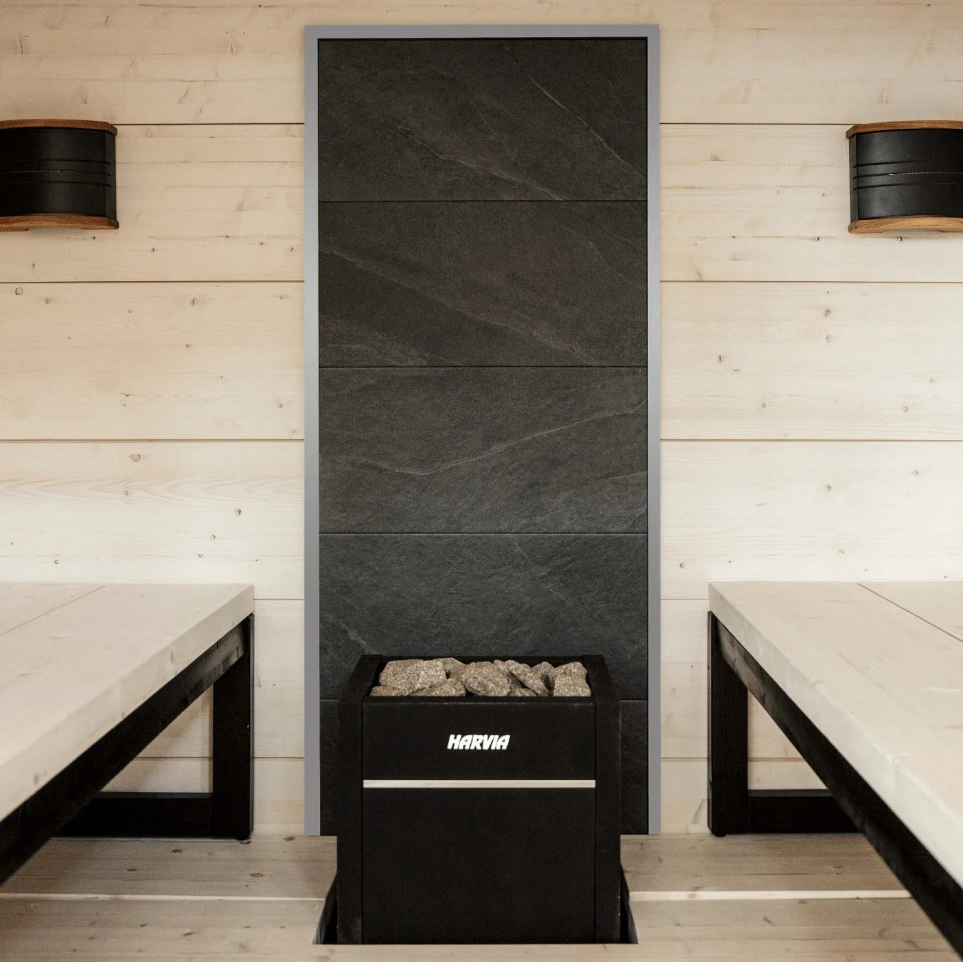 Harvia Virta Combi HL8U1SA 8kW Electric Sauna Heater Package