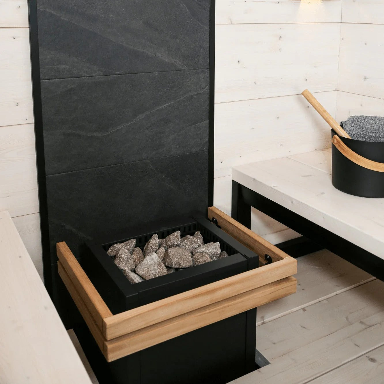 Harvia Virta Combi HL8U1SA 8kW Electric Sauna Heater Package