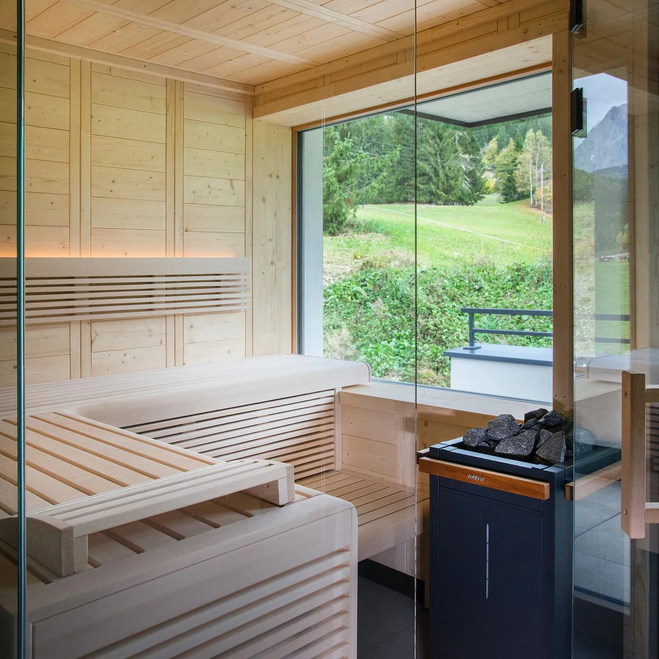 Harvia Virta Combi HL8U1SA 8kW Electric Sauna Heater Package