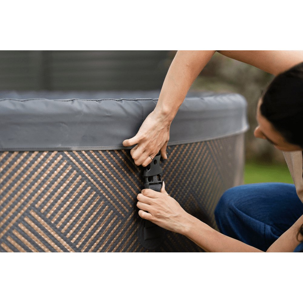 MSPA FRAME Mono Round 6 Person Inflatable Hot Tub Spa