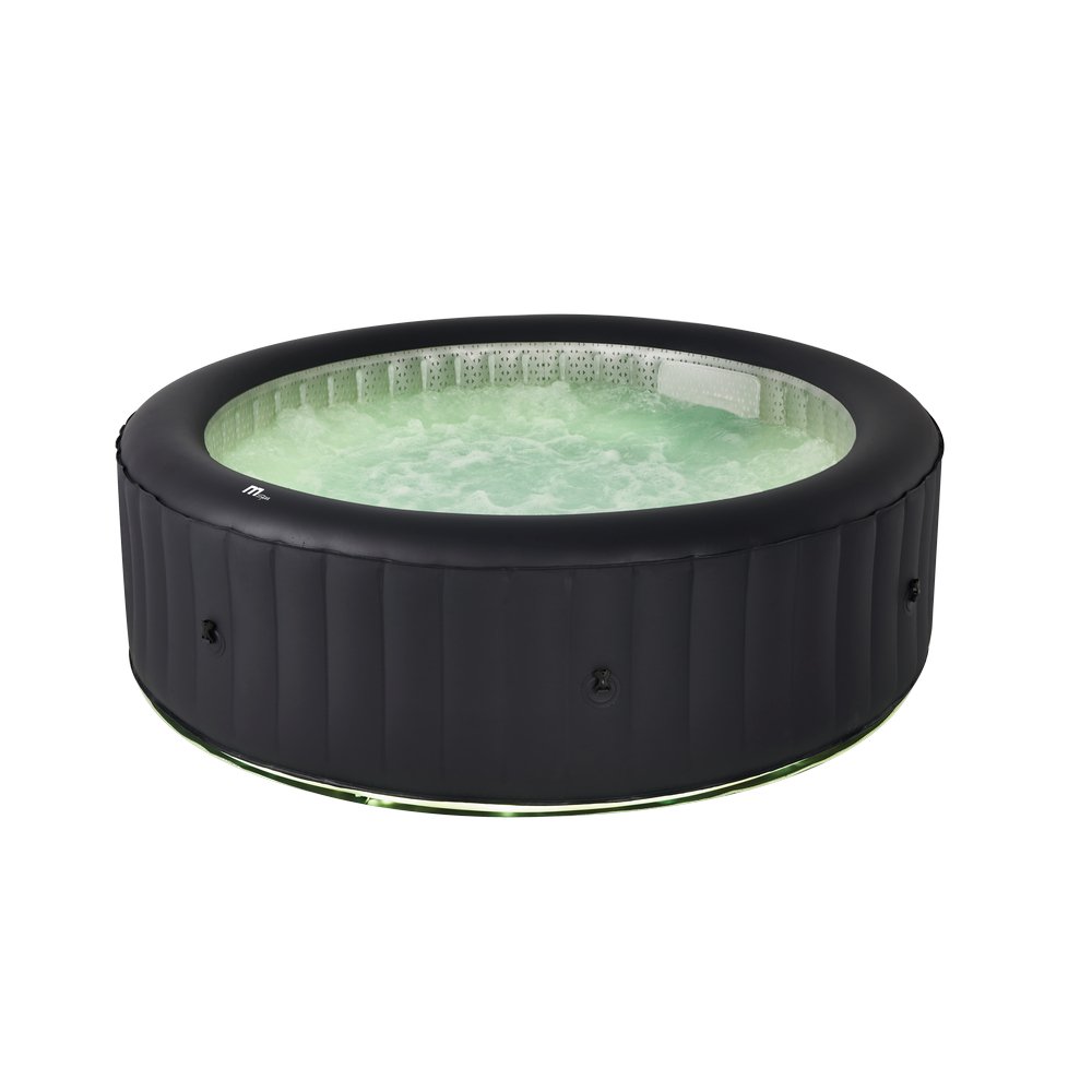 MSPA URBAN Aurora Round 6 Person Inflatable Hot Tub Spa With LED lights