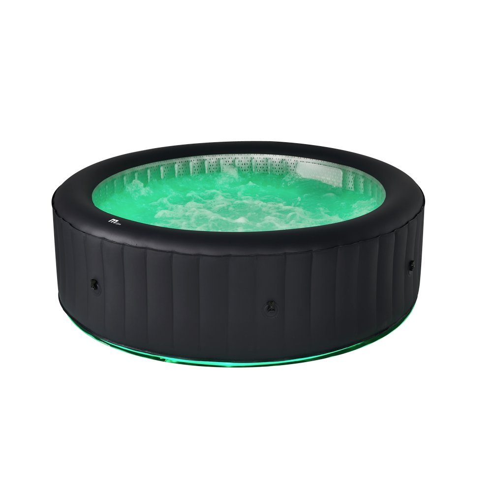 MSPA URBAN Aurora Round 6 Person Inflatable Hot Tub Spa With LED lights