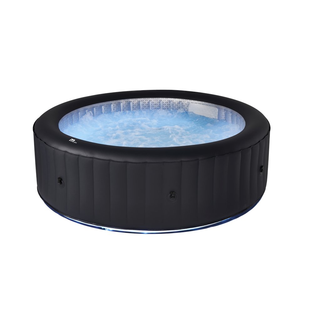 MSPA URBAN Aurora Round 6 Person Inflatable Hot Tub Spa With LED lights
