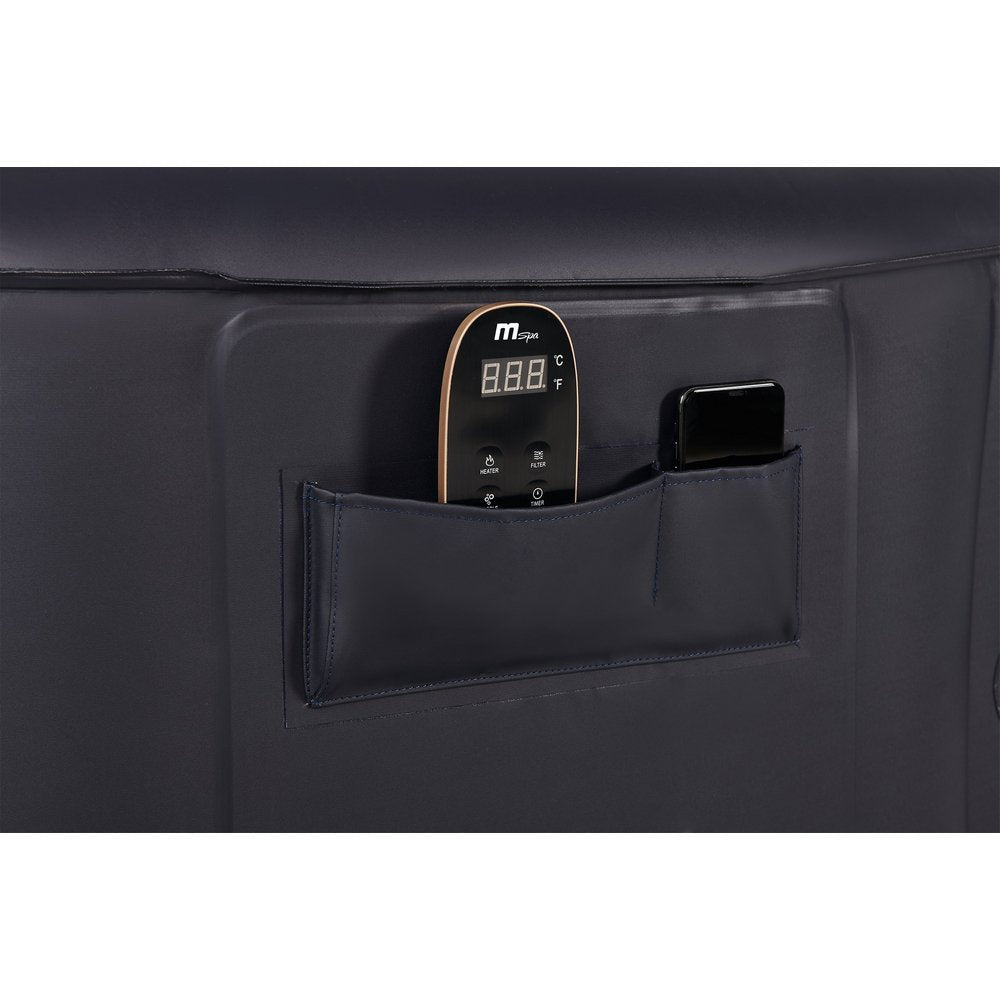 MSPA URBAN Aurora Round 6 Person Inflatable Hot Tub Spa With LED lights